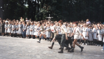 Zlot 80 lecia harcertwa w Pająku k.Częstochowy-1991