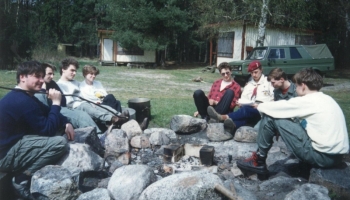 Biwak zaliczeniowy przed WWCzB 30.04-2.05.1992