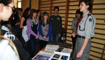 Nabór do drużyny w gimnazjum nr 1 - 2012r