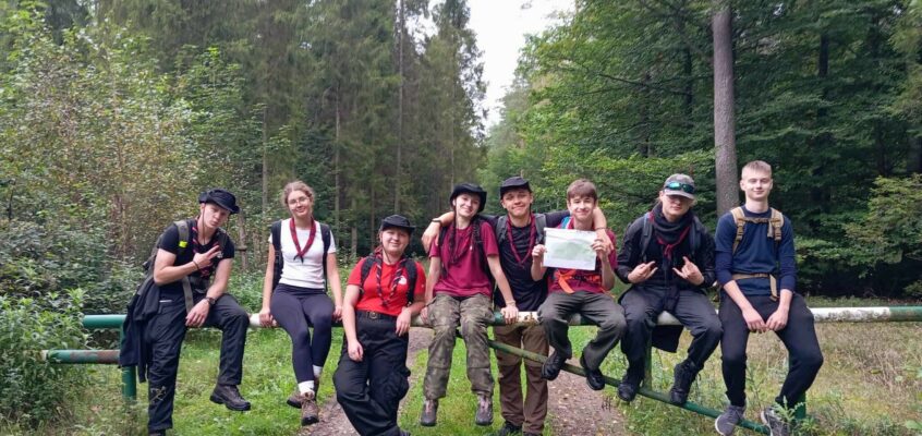 Pierwsza wędrówka patrolu wędrowniczego 202 „Wędrujące Orły”.